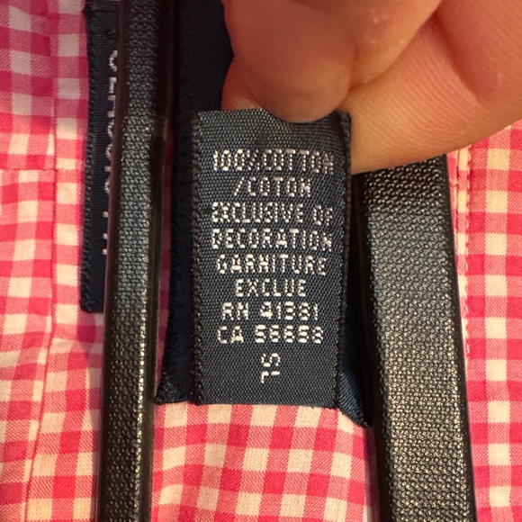 Ralph Lauren Blue Label Pink Gingham Shirt, size Medium, Valentine’s Day - Picture 9 of 9